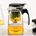 Haonai high quality glass tea pot set/tea glass pot